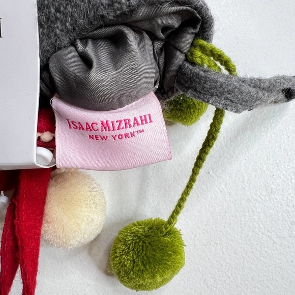 New Isaac Mizrahi Snowman & Polar Bear Christmas Stocking Set 2 Pack Wool Blend - Picture 5 of 6